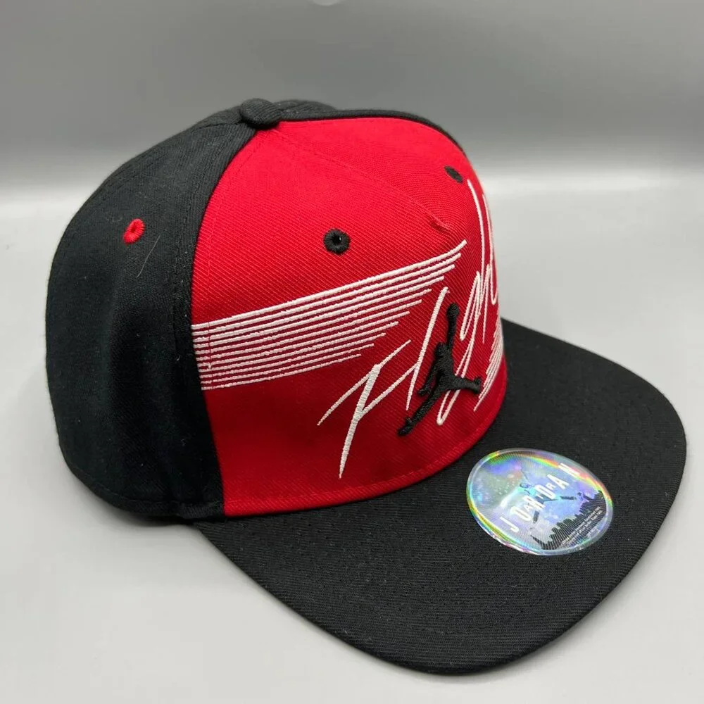 Air Jordan‎ Flight Hat Men Black Red Jumpman Snap Back Cap